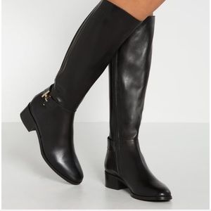 LK Bennett Georgina Tall Black Riding Boot sz 5.5